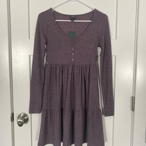 • purple wild fable long sleeve dress •